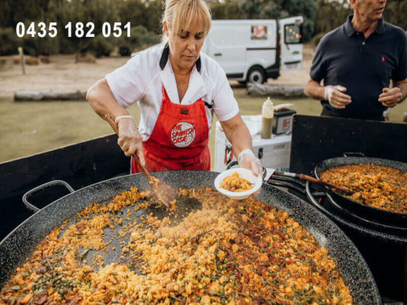 Perth Paella onsite food catering for Perth renovators.